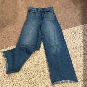 Express relaxed wide leg super high rise women’s Jeans